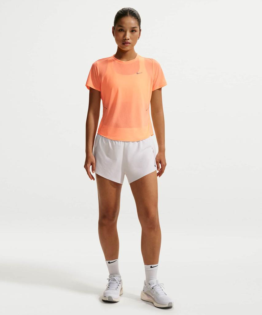 NIKE Swift Breathe Dry Fit Short Sleeve Running Top W - Orange Pulse:Photon Dust:White / If1681-852