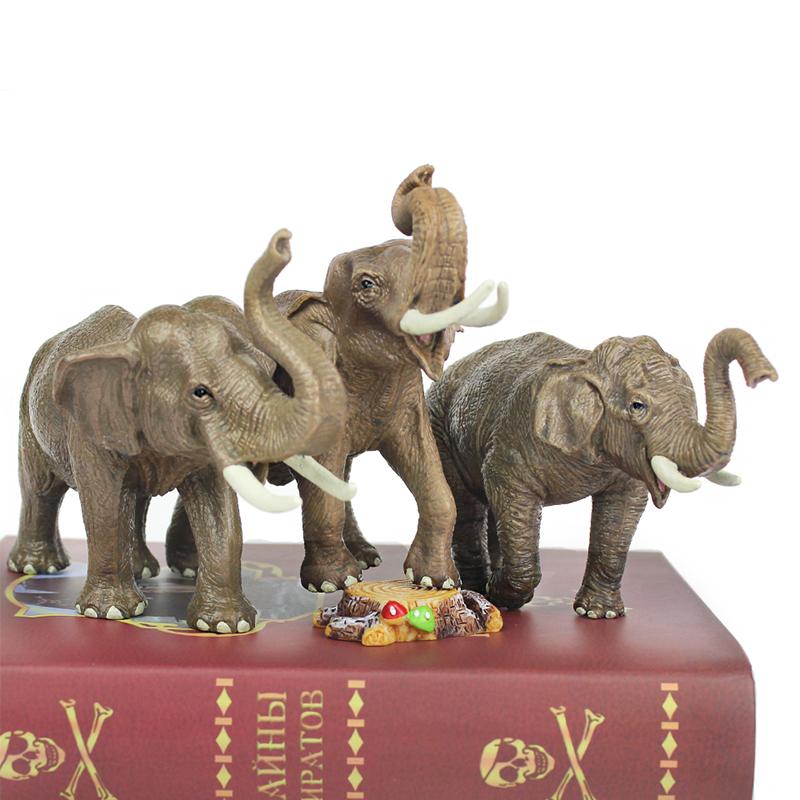 Realistic Wild Elephant Action Figure Plaything - Animales Collector, Safari Wildlife Miniature Children-Friendly & Collectors