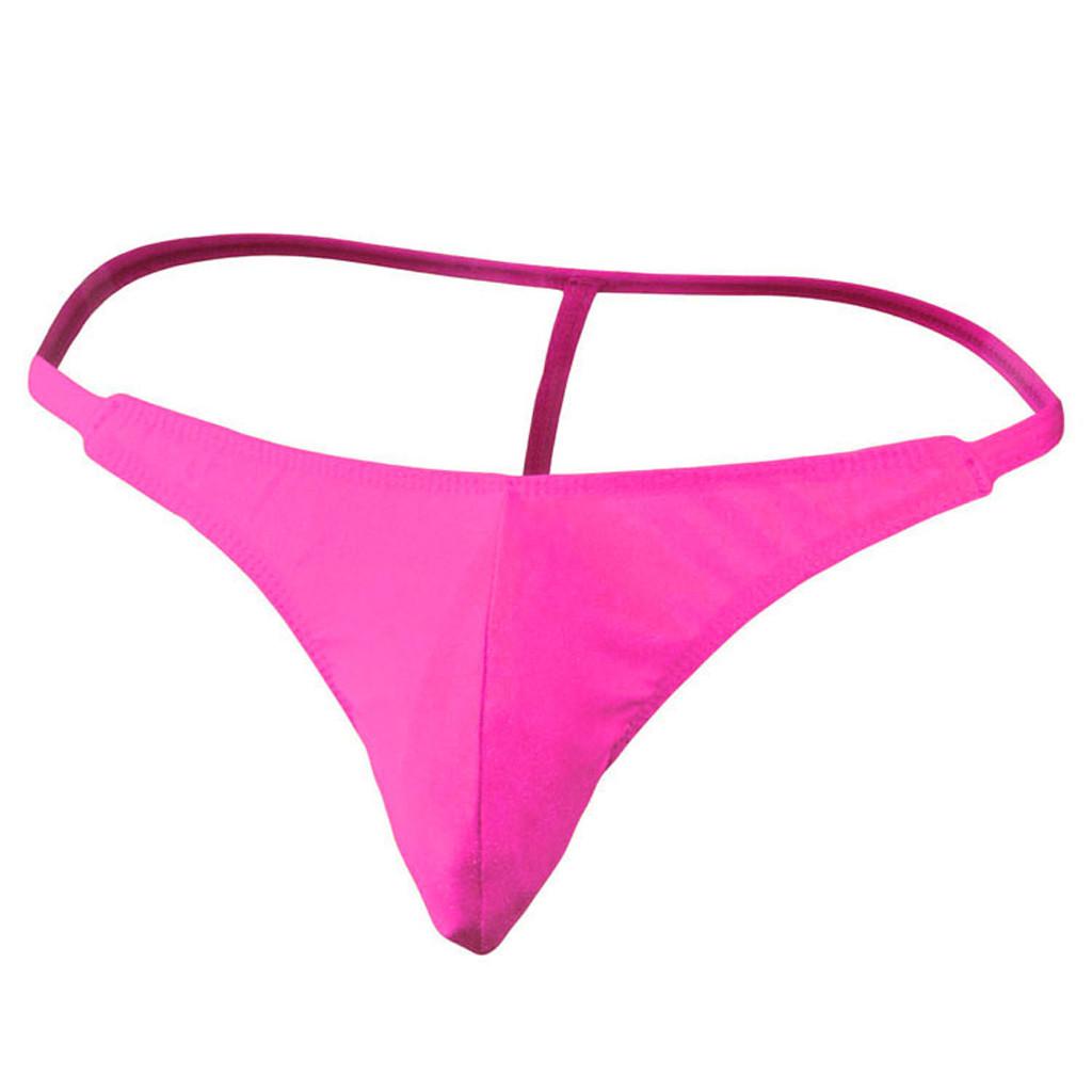 Men's Fashion Sretch G-string T-back Micro Thong Briefs Underwear