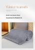 Striped Coral Fleece Flannel Blanket - Air Conditioning Nap Blanket, Solid Color, Ideal Office Gift