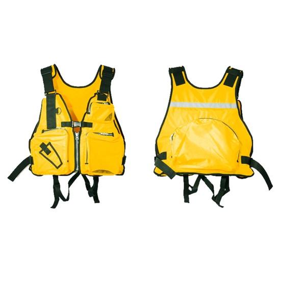 Flytende Klær Flerlommedesign Seiling Fiske Vest Justerbart Bånd Refleksstriper Sikkerhetsskilt Redningsvest