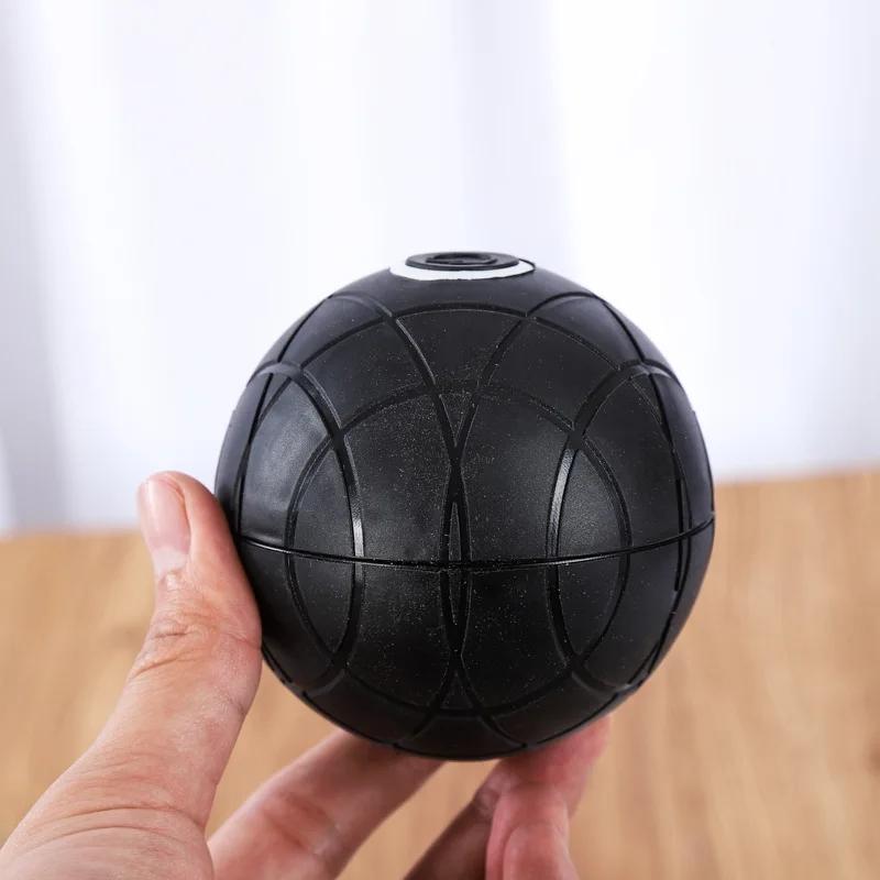 Yoga Sport Vibrating Massage Ball Trigger Point Therapy Rechargeable Washable Massage Ball Exercise Muscle Relax Fitness nero