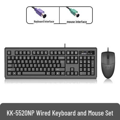 A4TECH KK-5520 Wired Keyboard Mouse Set