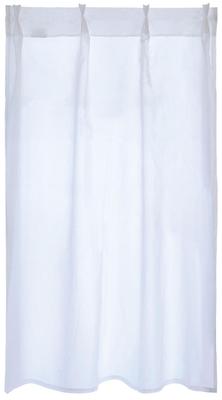 Stylish and Cute Nordic Lace Cafe Curtain by Sunnyday Fabric, "Soarer" Pattern, Solid White, Approximately 60cm Wide X 110cm Long