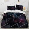 Oyun D-Devil May Cry DMC Oyuncu Yatak Takımı Yorgan Kılıfı Yatak Takımı Yorgan Kılıfı Yastık Kılıfı Yorgan King Queen Boy Erkek Çocuk Yetişkin