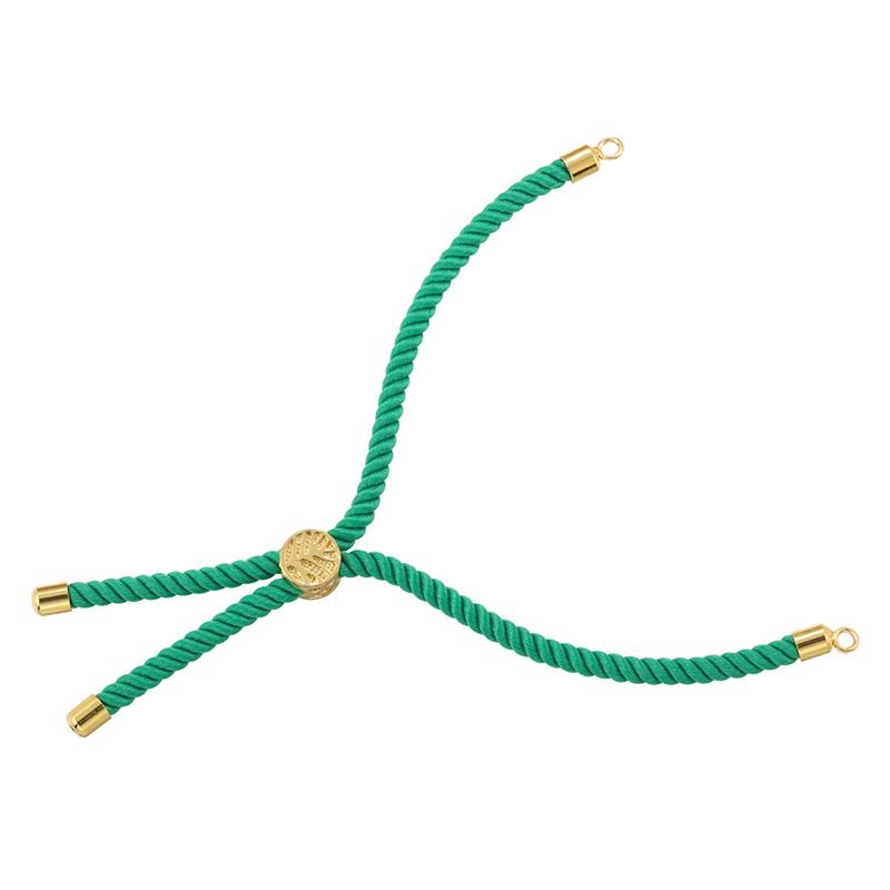 ZHUKOU 14 colors Rope Bracelet for women DIY Jewelry accessories colorful Rope bracelet chains Jewelry materials VL342