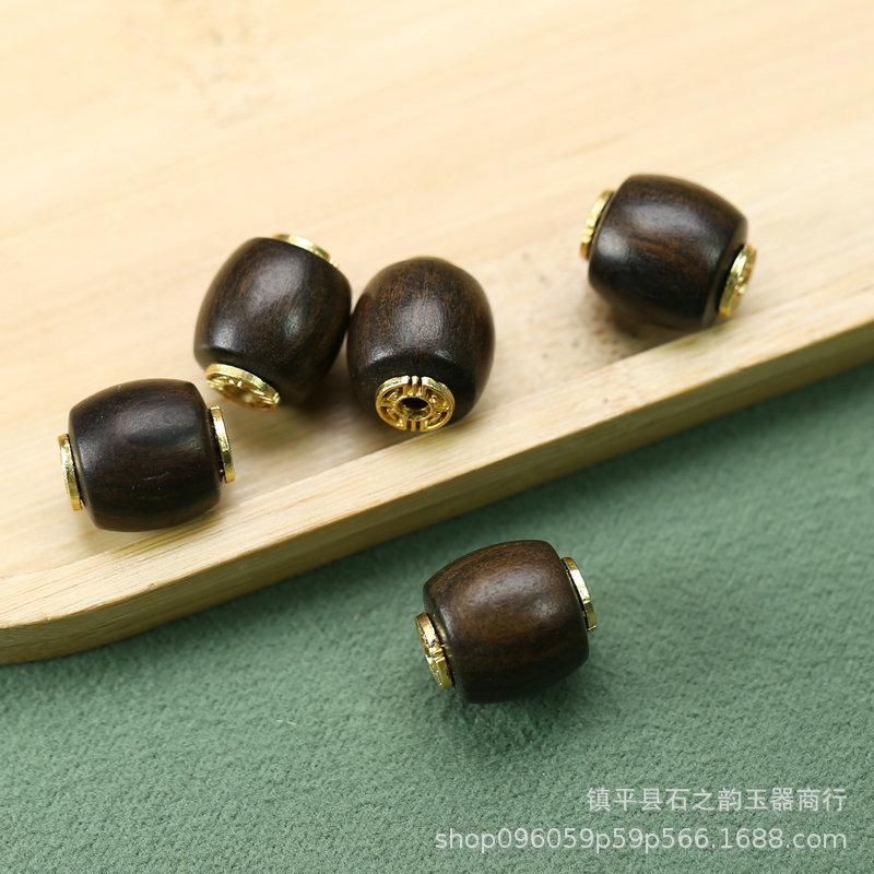 Sandalwood Barrel Beads 14x16mm, Large 2.5mm Hole, Lu Lutong Loose DIY Beads A111