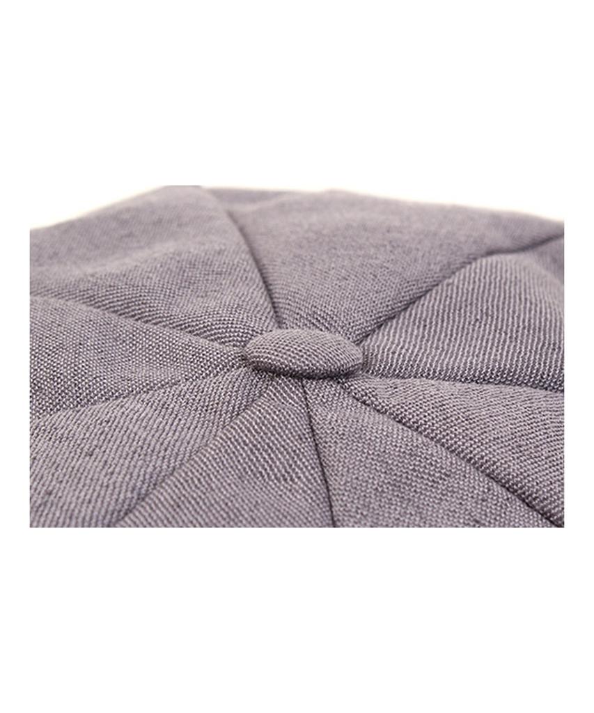 Yunibeosyeolkemiseuteuli Cool Gray Linen Newsboy Cap