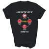 Um Dia na Vida da Conscientização sobre Diabetes Tipo 1 Camiseta Diabética Unissex Presente
