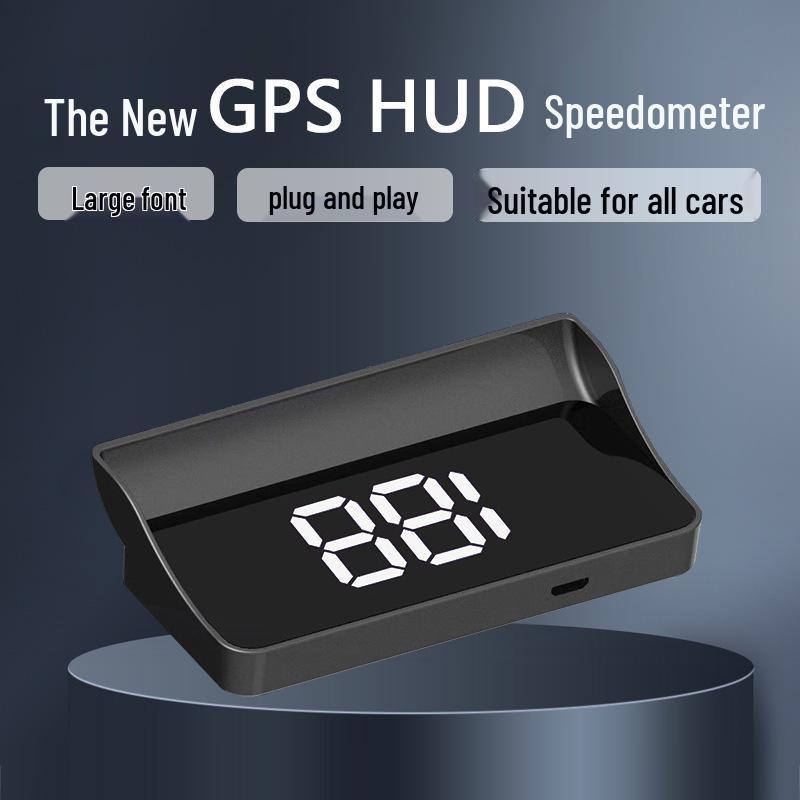 2025 HUD GPS Speedometer Display KMH/MPH W1