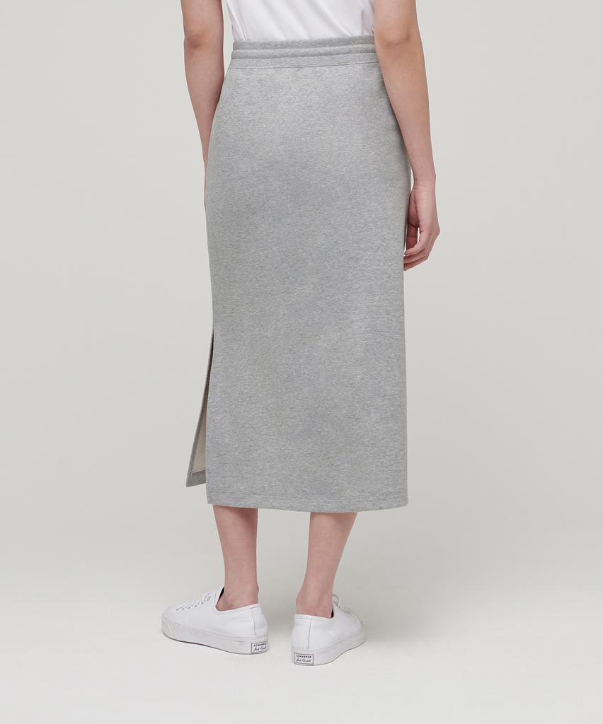 Musinsa Standard Woman Women'S Flat Terry Sweat Long Skirt [Medium Grey]