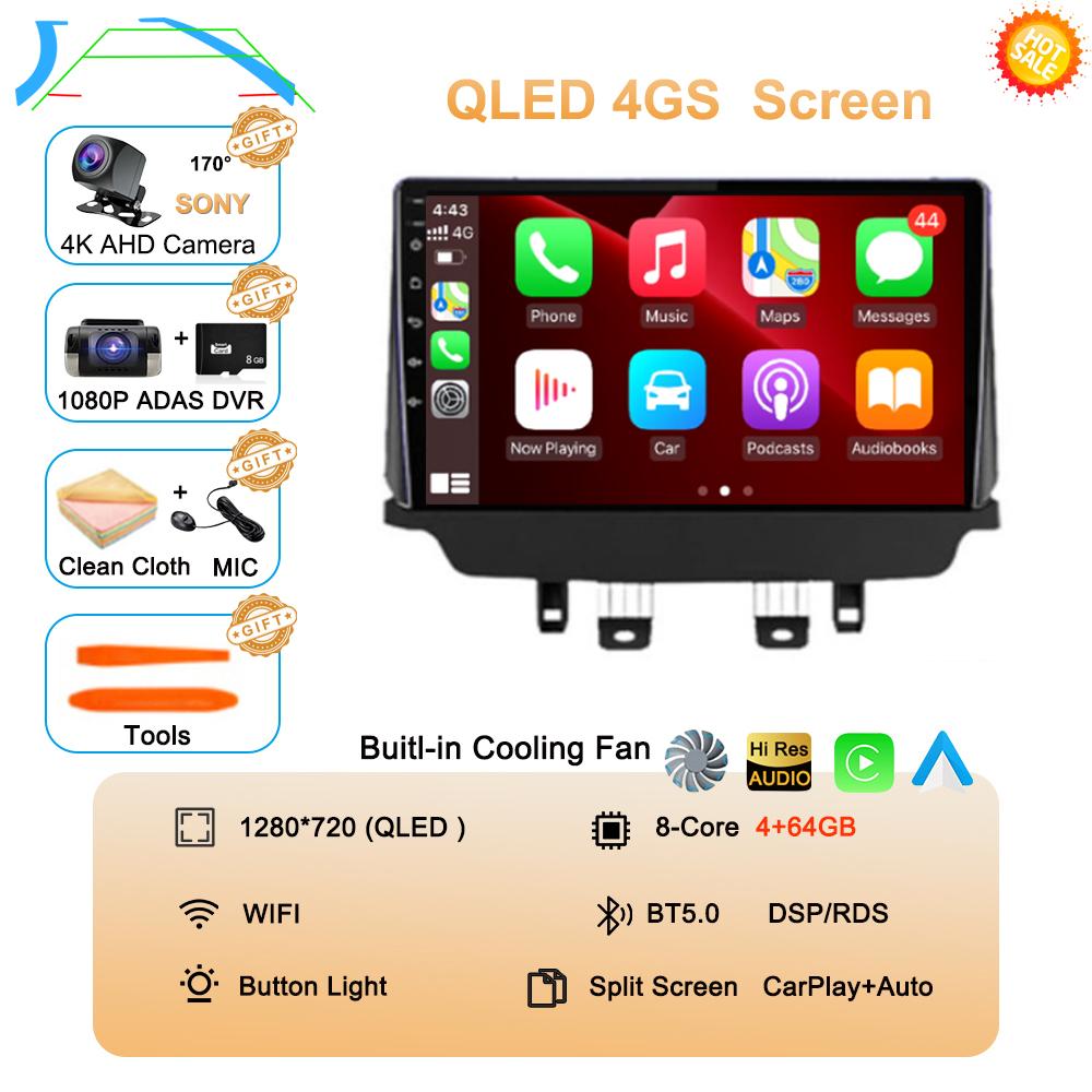 Car Radio Android 14 For Mazda CX-3 CX3 Mazda 2 DK 2014 - 2021 Multimedia Video Player QLED GPS Navigation Wireless Carplay Auto