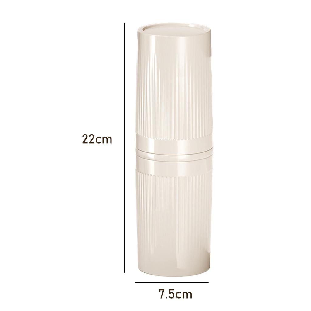 Mouthwash Cup Travel Toothbrush Cup Container with Cover Toothbrush Holder Travel Toothbrush Case for Bathroom Traveling Home