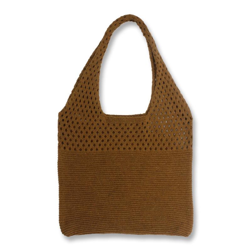 Große Kapazität Gestrickte Schultertasche Tragetasche Einkaufstaschen Damen Reise Geschenk