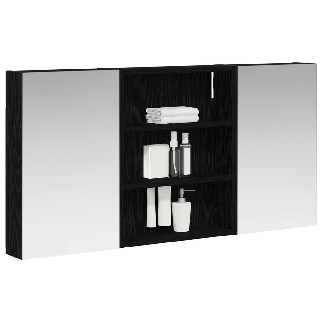 Bathroom Cabinet Set 3 Pcs 100 X 10.5 X 50 Cm Particleboard