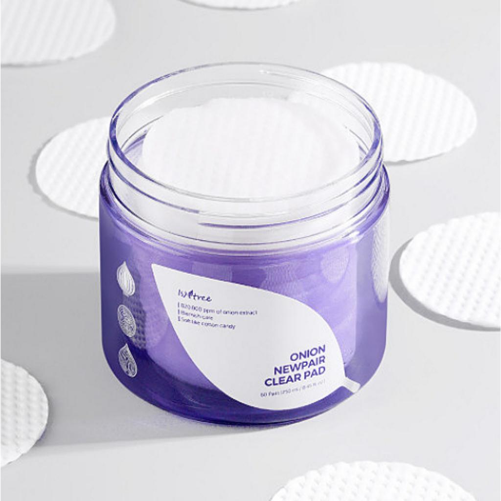 ISNTREE ONION NEWPAIR CLEAR PAD 250ml 60 płatków