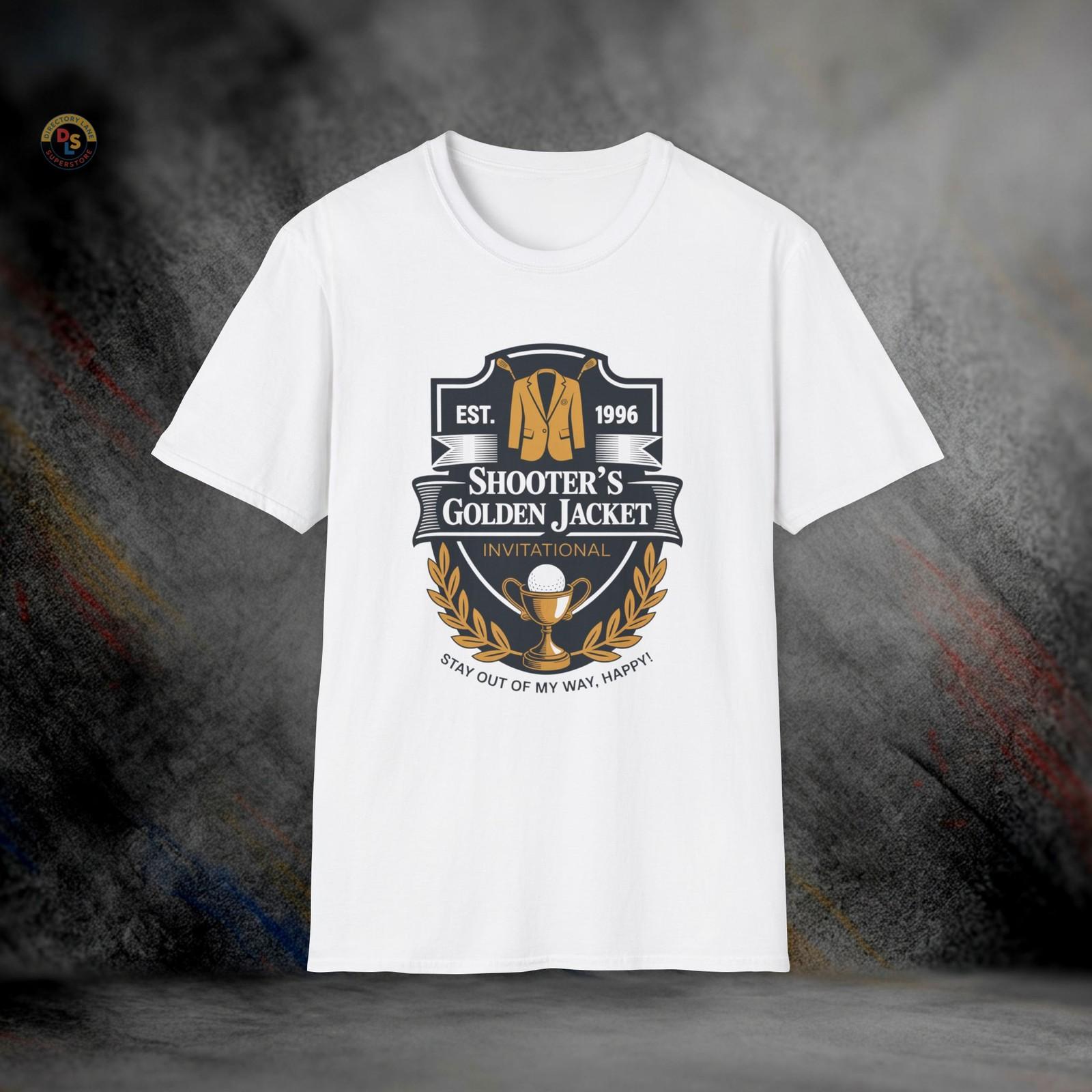 Shooter’s Golden Jacket Happy Gilmore T-Shirt | Softstyle Tee XXXL