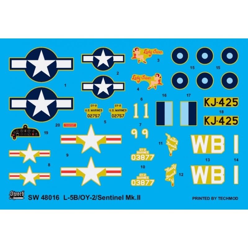 Schwert Stinson Kunststoffmodell SWD48016 1/48 OY-1/OY-2/Sentinel Mk.II (Flugzeug)