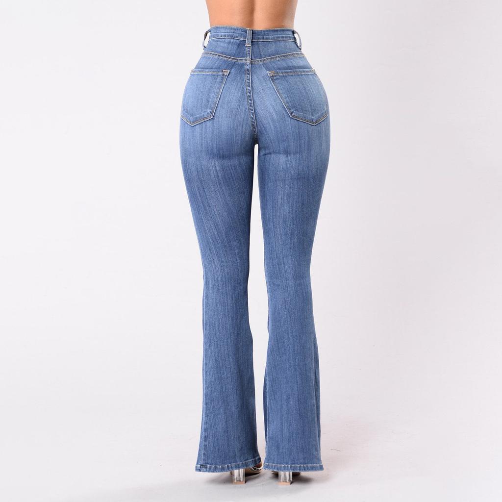 Women's Jeans Casual Color Casual Pants Versatile Slim Fit Jeans
