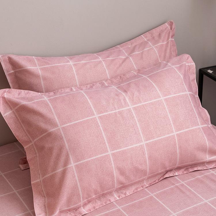 2025 Influencer Pillowcase Set - Pure Washed Cotton, Single 48×74cm, Ideal for Student Dorms, Set of Two
