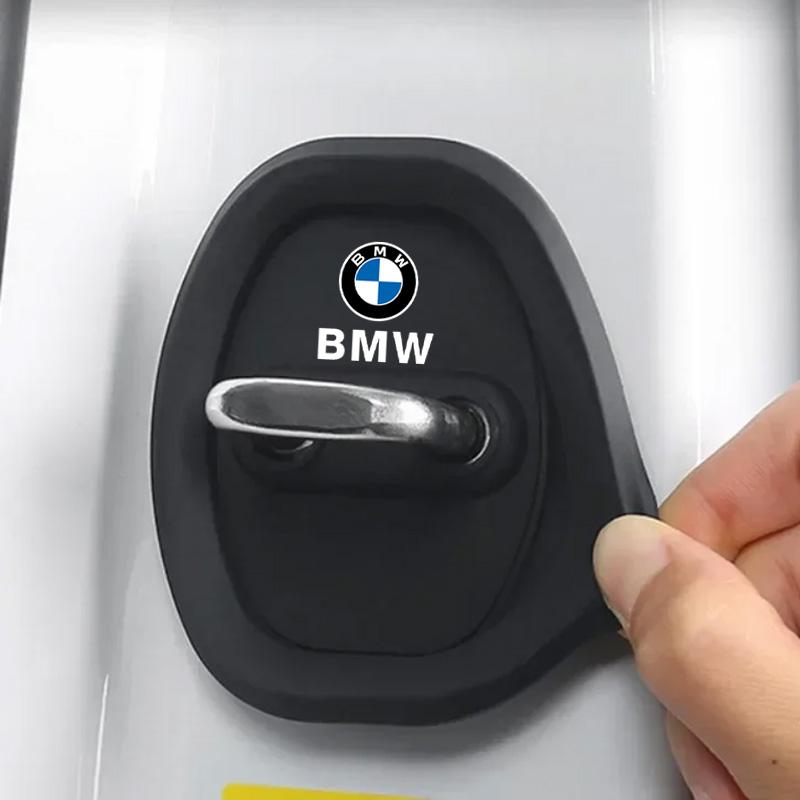 2/4Pcs Silicone Car styling Door Lock Protector Cover Sticker For BMW M E46 E90 E60 F30 F10 E39 E36 F20 G30 G20 E87 E92 E91 G20