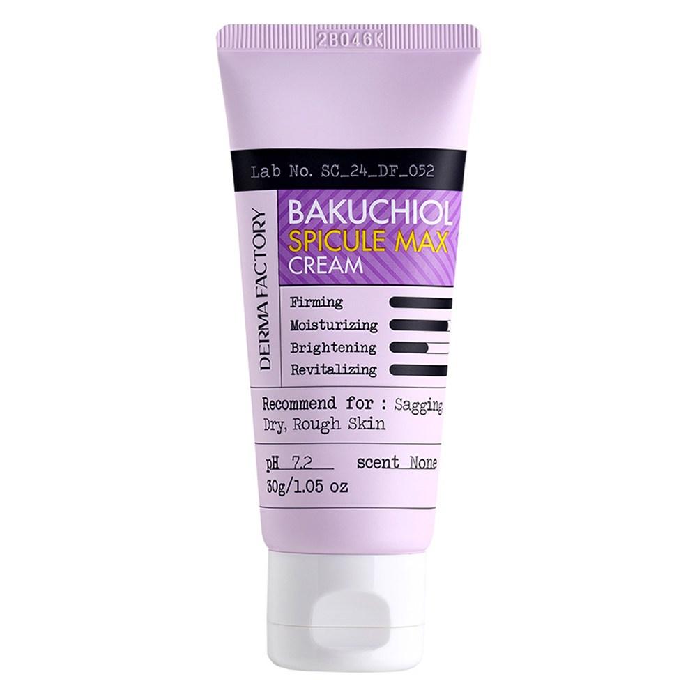 

Dermafactory Spicule Max Cream – Активные спикулы высокой концентрации 20 000 ppm, Бакучиол 1%, Уход за морщинами, Укрепление и увлажнение, Корейский