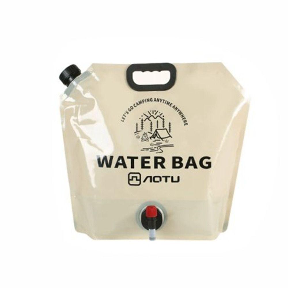 8L 9L Wasserspeicherbeutel mit Wasserhahn Großvolumiger Wasserbehälter Outdoor Wanderzubehör