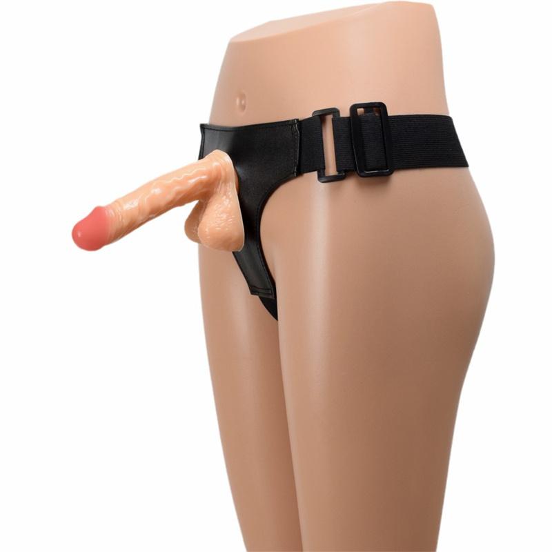 Wearing Dildo Women's Lesbian Gay Sex Panties Les Dildo Adult Sex Products