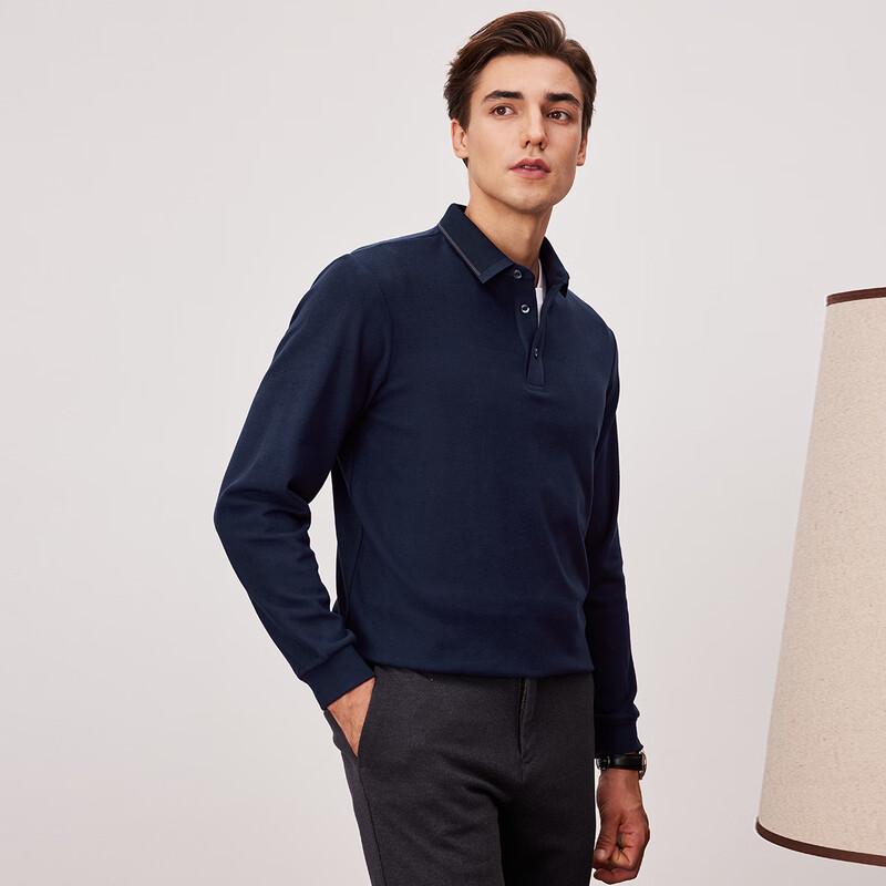 Shanshan Men's Thermal Brushed Fleece Polo T-Shirt