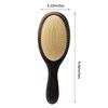 Steel Hair Brush Women Custom Name Wood Hair Brush Metal Stainless Pin Hairbrush Head Scalp Massage Comb Brosse Cheveux Femme