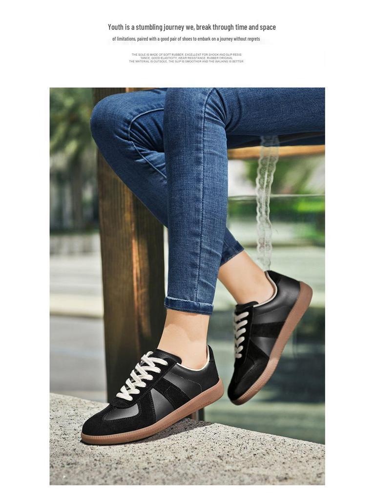 Forest Gump Low-top Lace-up German Training Shoes for Students - Lightweight Casual Board Shoes for Spring and Autumn