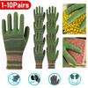 1-10 Paar Professionelle Arbeits-Schutzhandschuhe für Männer/Frauen Garten-Schnitt-Handschuh Atmungsaktiv Wasserdicht Arbeitshandschuhe