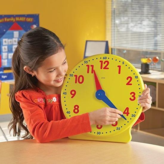 Learning Resources Classroom Authentic Clock, 34cm, LSP2094-J,
