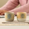 Retro Ceramic Coffee Cup Arabic Style Pottery Teacup Water Cup Milk Cup  Home Use