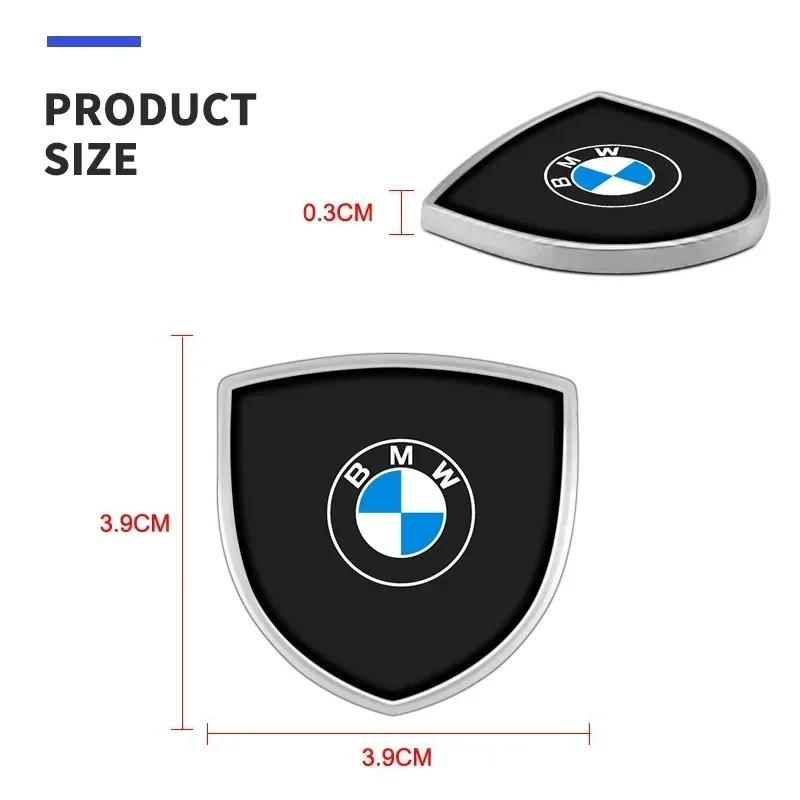 For BMW 3D Metal Shield Stickers Trunk Exterior Car Accessories For BMW X1 X3 X5 X6 X7 1 3 5 6 7 Series G20 G30 G11 F15 F16 G01