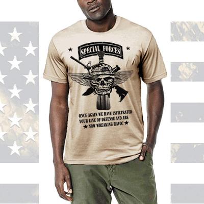 Special Forces Airborne Paratrooper Air Assault Special Military Combat Unisex T-Shirt