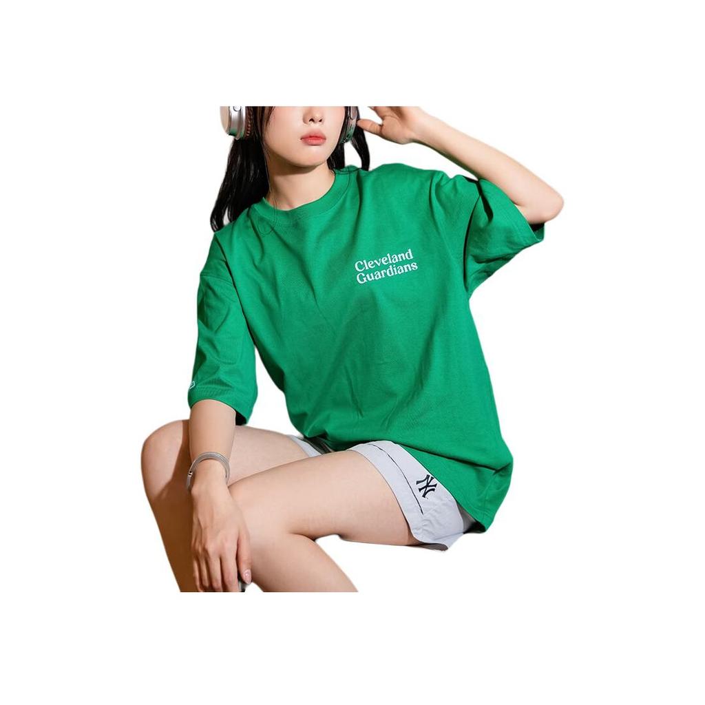 New MLB College Style Series T Shirts Unisex Neon Green 3ATSV0443-45GNN