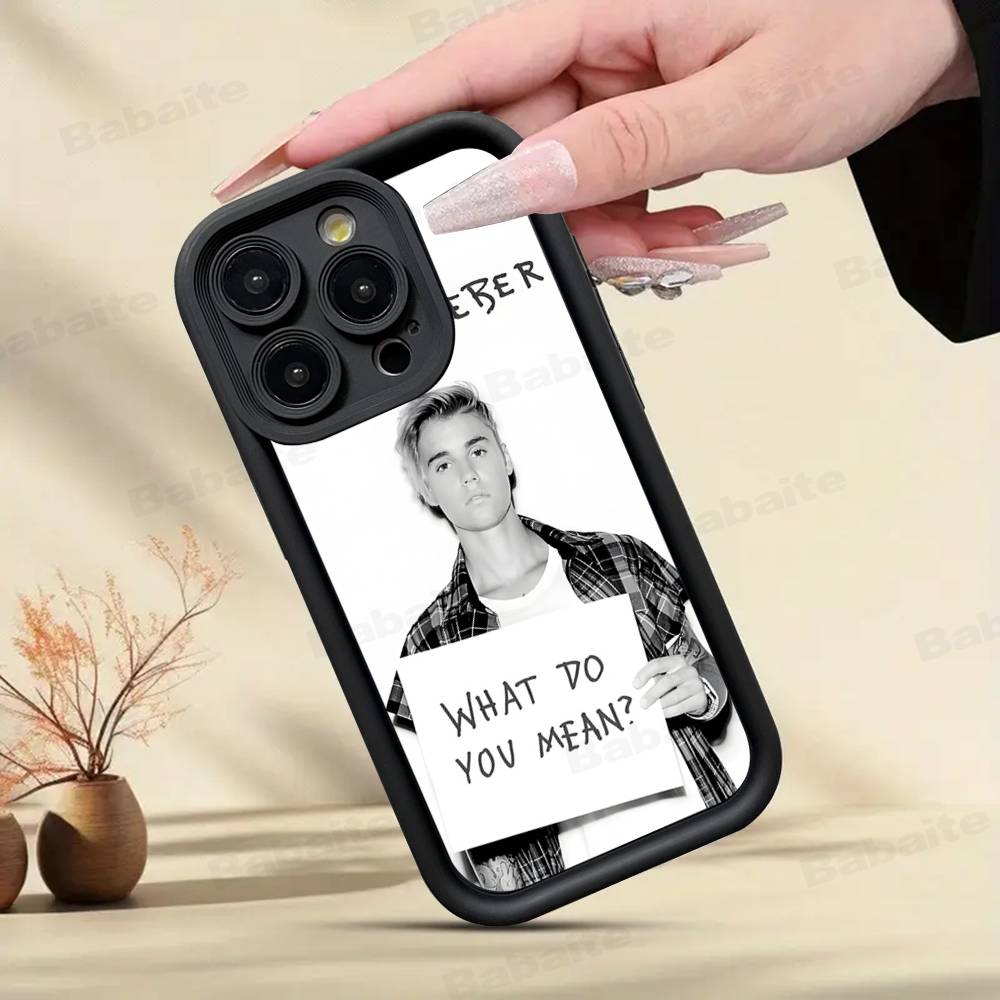 

Певец J-Justin B-Bieber Для iPhone 17 16 Pro Max 15 Pro 14 Plus 13 12 11 Мягкий чехол-бампер для телефона iPhone 11
