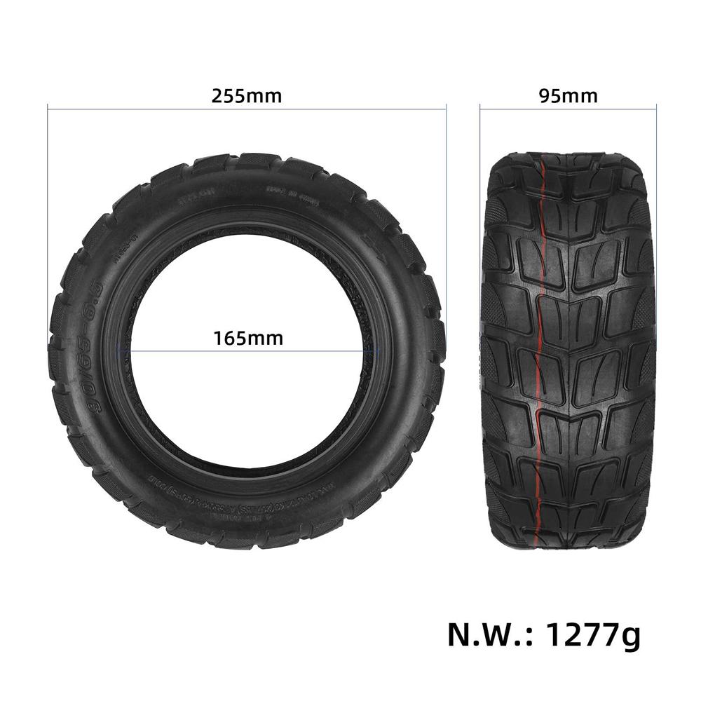 90/65-6.5 Tubeless Tire Electric Scooters Off-Road Vacuum Tire 11 Inch Thickened Explosion-Proof