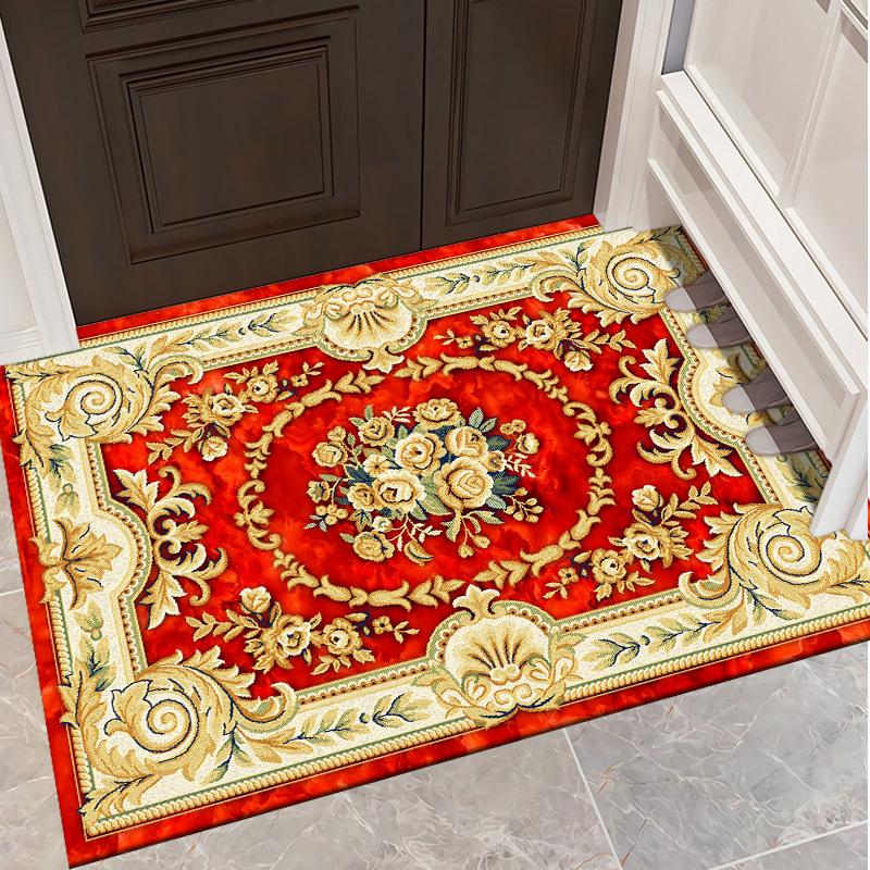 New Chinese Style Entrance Mat Entry Door Mat Dirt Resistant and Easy To Maintain  Living Room Bedroom Carpet