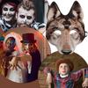 Maschera Testa di Lupo Maschera Horror Spaventosa Maschera Animale Maschera Animale Maschera di Carnevale per Halloween Costume Cosplay