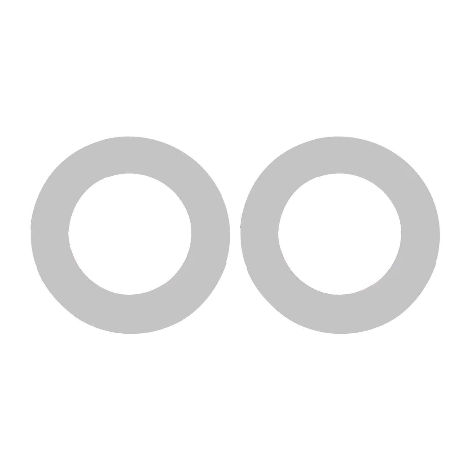 

2Pcs Toilet Flush Valve Gasket Replacement Portable Flexible Silicone Toilet Ring Seal Transparent for Hotel Bathroom Home чистий