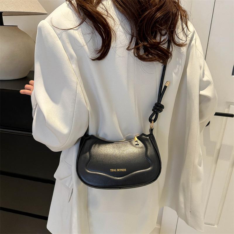 Geantă mică de nișă franceză pentru femei, primăvară, nouă, frumoasă geantă casual crossbody, personalizată, geantă de umăr pentru femei, subraț