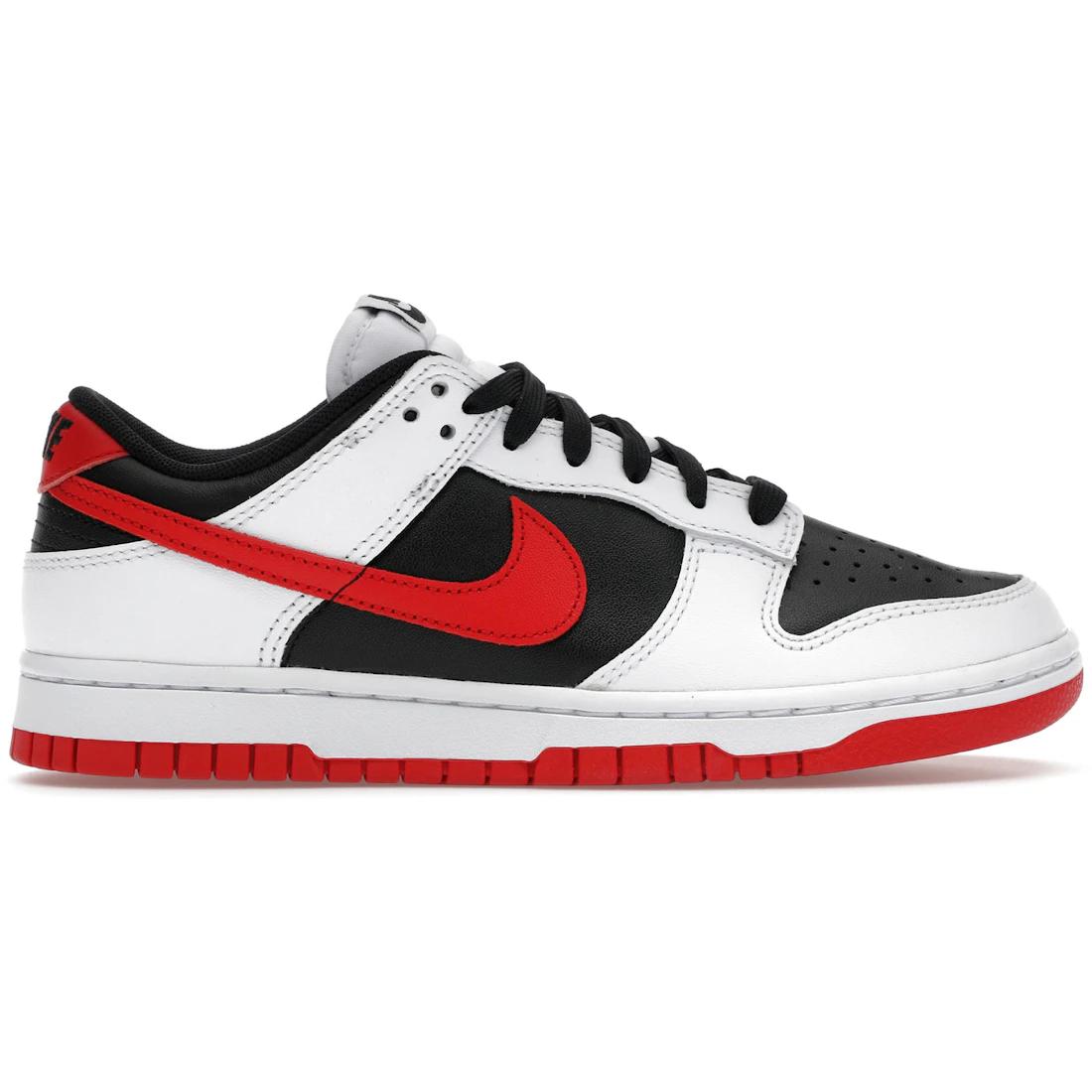 

Кроссовки Nike Dunk Low Retro Белые Черные Университетский Красный(FD9762-061) 38.5