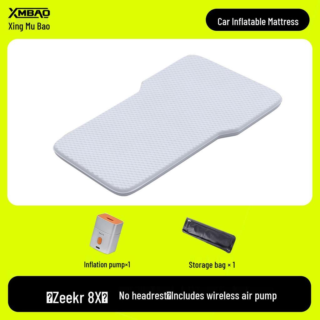 Zeekr 8X Rear Seat Sleeping Pad: Inflatable Car Mattress for 26 Models
