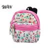 Small Zipper Pouch Mini Backpack Coin Purse, Scratch Resistant Zippered Compartment Doll Accessory Keychain Bag, Waterproof Oxford Cloth Earphone Case
