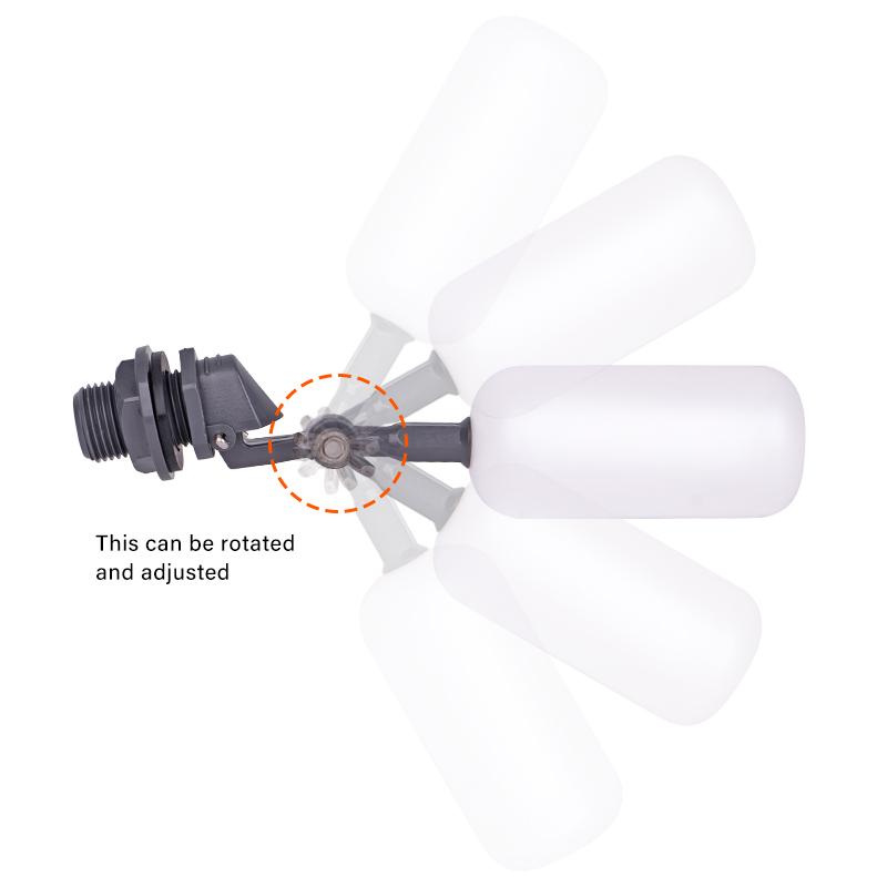 1/2 Inch Fish Tank Mini Float Ball Valve Shut Off Automatic Feed Fill Fish Tank Aquarium Water Humidifier Valve