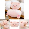 Plush Pig Head Pillow With Pp Cotton Filling For Lounge And Car Comfort