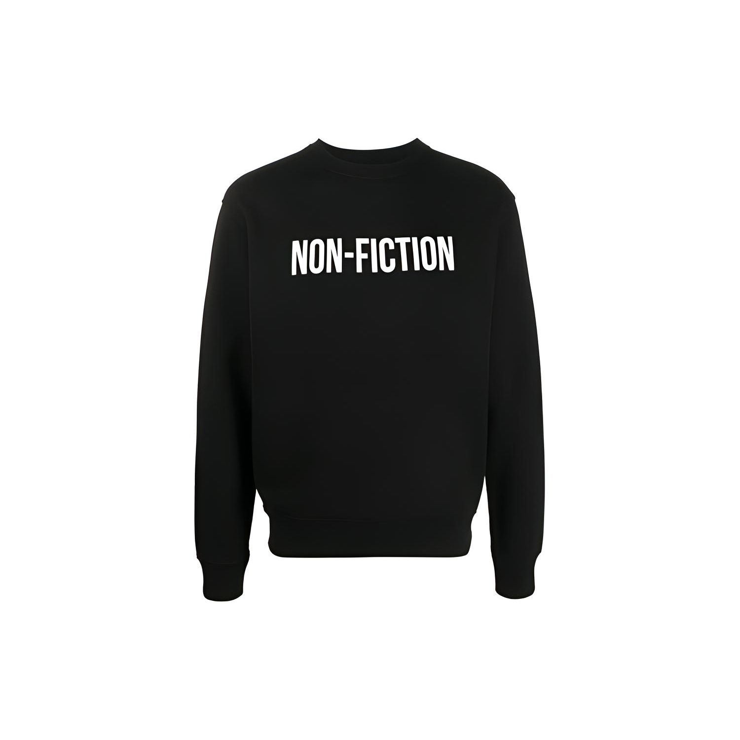 

Off-White Тонкие черные мужские топы с круглым вырезом Non Fiction OMBA025E20FLE0071001 M