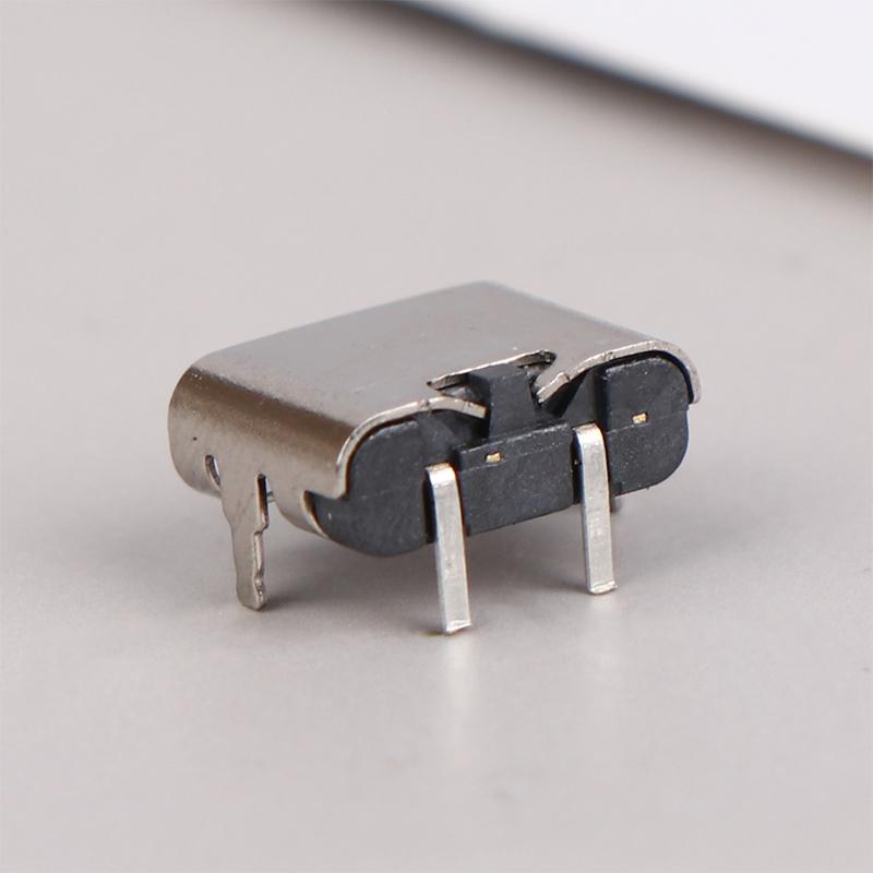 10Pcs Type-C Female Seat 2 Pin Plug Micro Connector Socket Usb Power Jack Dock For Mobile Phone Charging Port